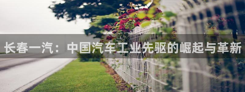 彩神怎么样可以提现：长春一汽：中国汽车工业先驱的崛起与革新