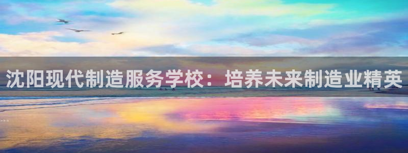 彩神是正规平台吗知乎：沈阳现代制造服务学校：培养未来制造业精