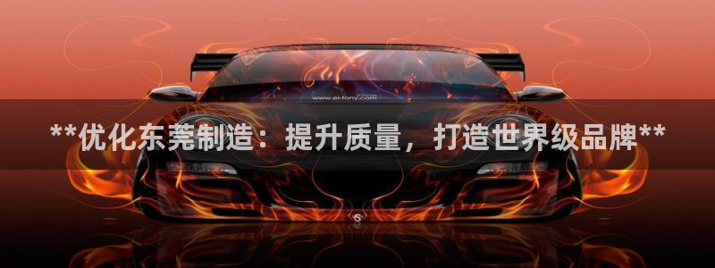 彩神vii购彩l心：**优化东莞制造：提升质量，打造世界级品