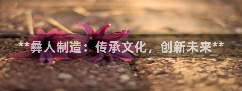 彩神8彩平台客服：**彝人制造：传承文化，创新未来**