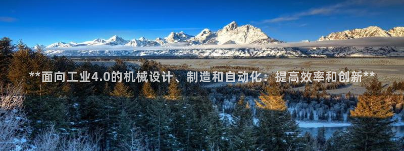 彩神赢了钱登录不上去：**面向工业4.0的机械设计、制造和自动化：提高效率和创新**
