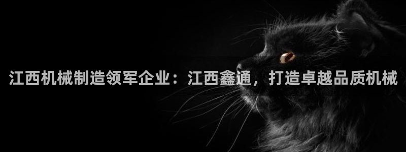彩神vll购彩大厅：江西机械制造领军企业：江西鑫通，打造卓越