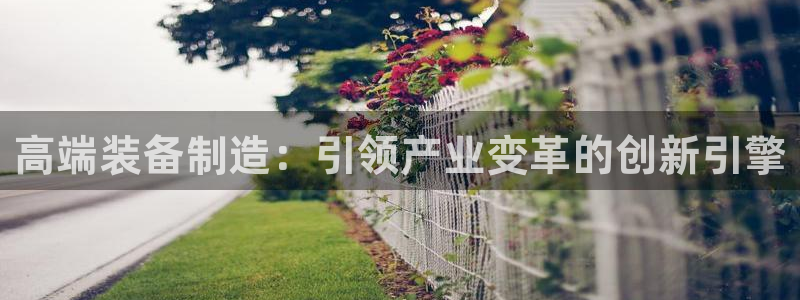 彩神vll官网-最新版app下载：高端装备制造：引领产业变革