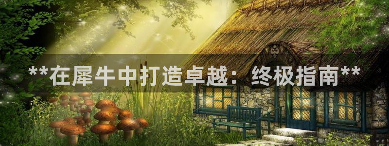 彩神velcome购彩大厅：**在犀牛中打造卓越：终极指南**