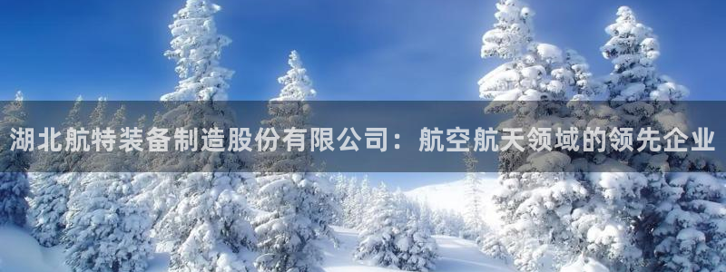 彩神8是正规平台吗安全吗：湖北航特装备制造股份有限公司：航空