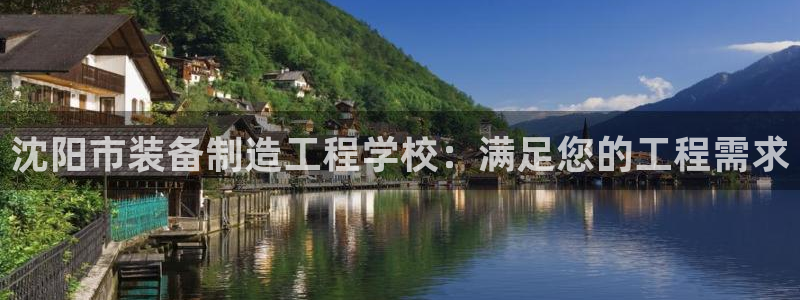 彩神大发云：沈阳市装备制造工程学校：满足您的工程需求