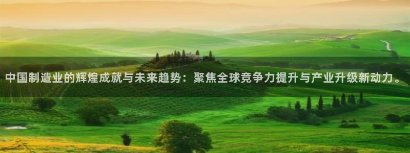 所有彩神购买首页都一样吗：中国制造业的辉煌成就与未来趋势：聚焦全球竞争力提升与产业升级新动力。