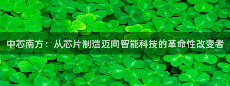 下载彩神通关注码：中芯南方：从芯片制造迈向智能科技的革命性改变者